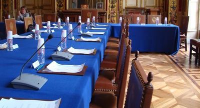 Salle du conseil de la mairie du 7e arrondissement.