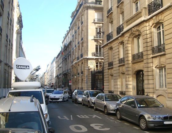 La rue du Cherche-Midi dans le quartier Saint-Placide le 16 janvier 2012 - Photo : VD.