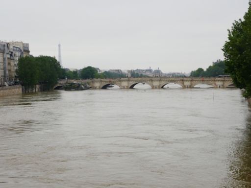 La crue de la Seine © Paris Tribune.