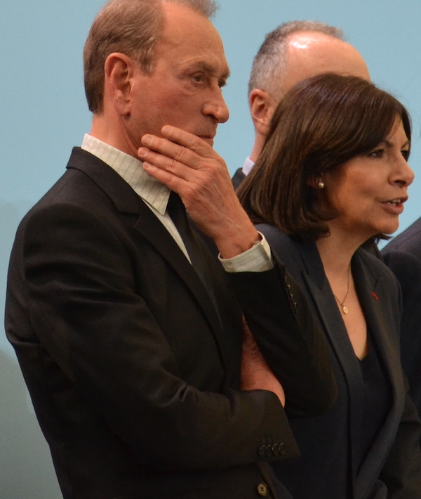 Bertrand Delanoë et Anne Hidalgo au Forum des Halles le 5 avril 2016 - www.paristribune.info