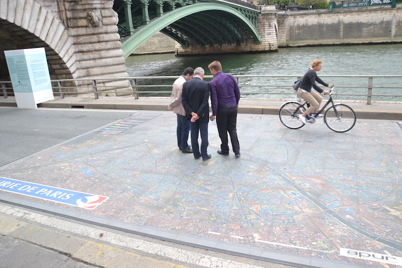 La thermographie aérienne de Paris sur les voies sur berges en juillet 2016 - www.paristribune.info